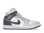 Jordan 1 Mid White Smoke Grey (Women's)