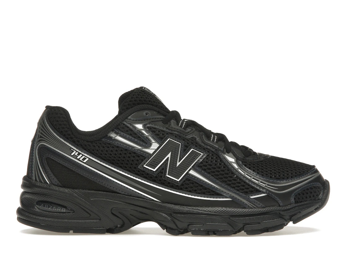 New Balance 740v2 Black Grey Silver Men's