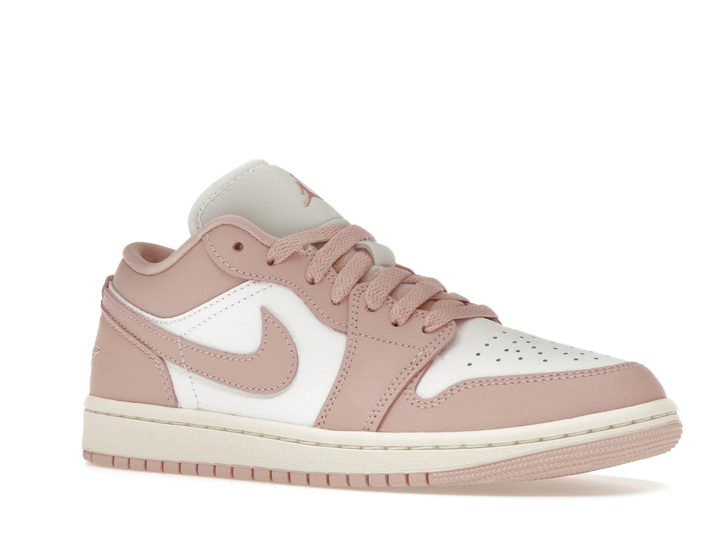 Air Jordan 1 Low White/Pink Oxford-Sail