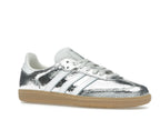 ADIDAS Samba OG Silver Metallic Cracked Leather (Women's)