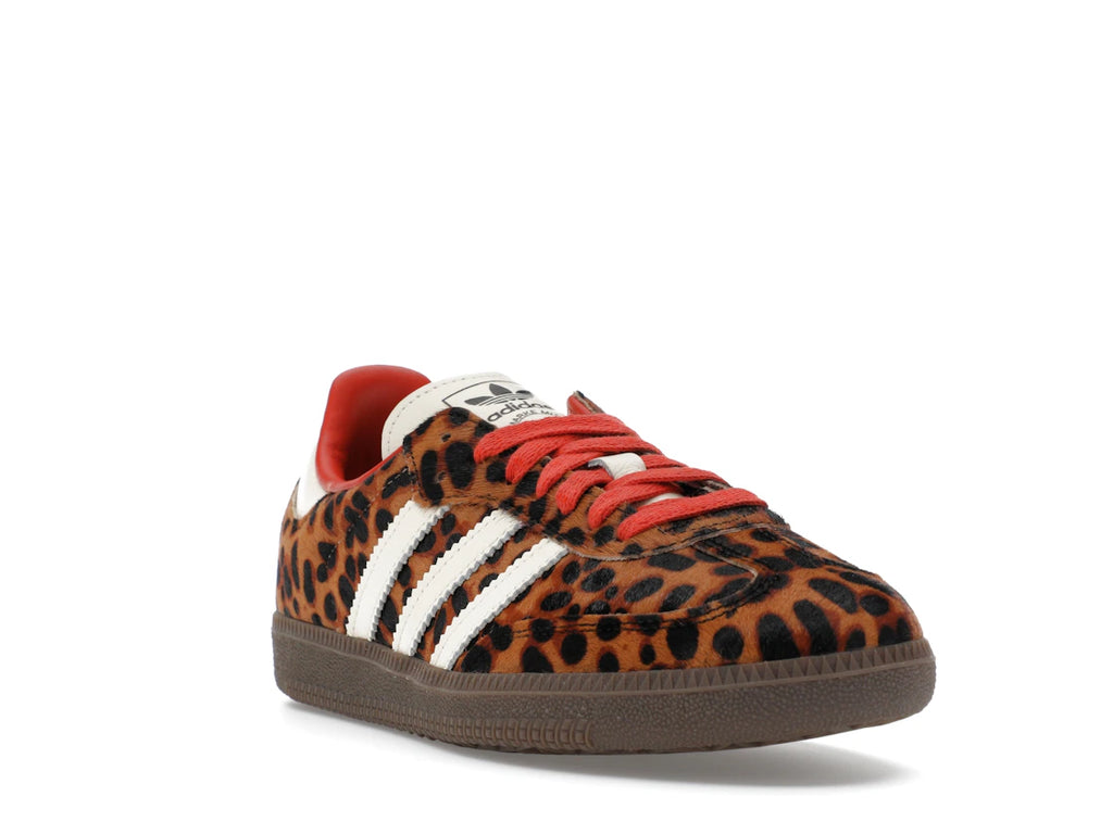adidas Samba OG Preloved Red Leopard Women's
