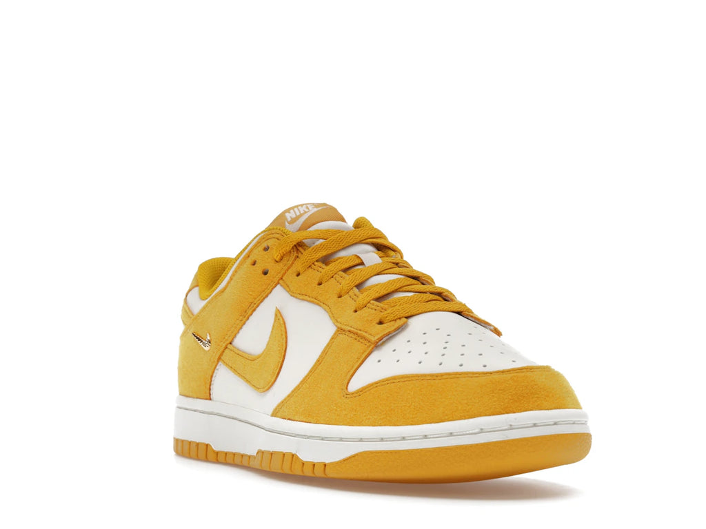 Nike Dunk Low Dark Sulfur Gold Mini Swoosh (Women's)