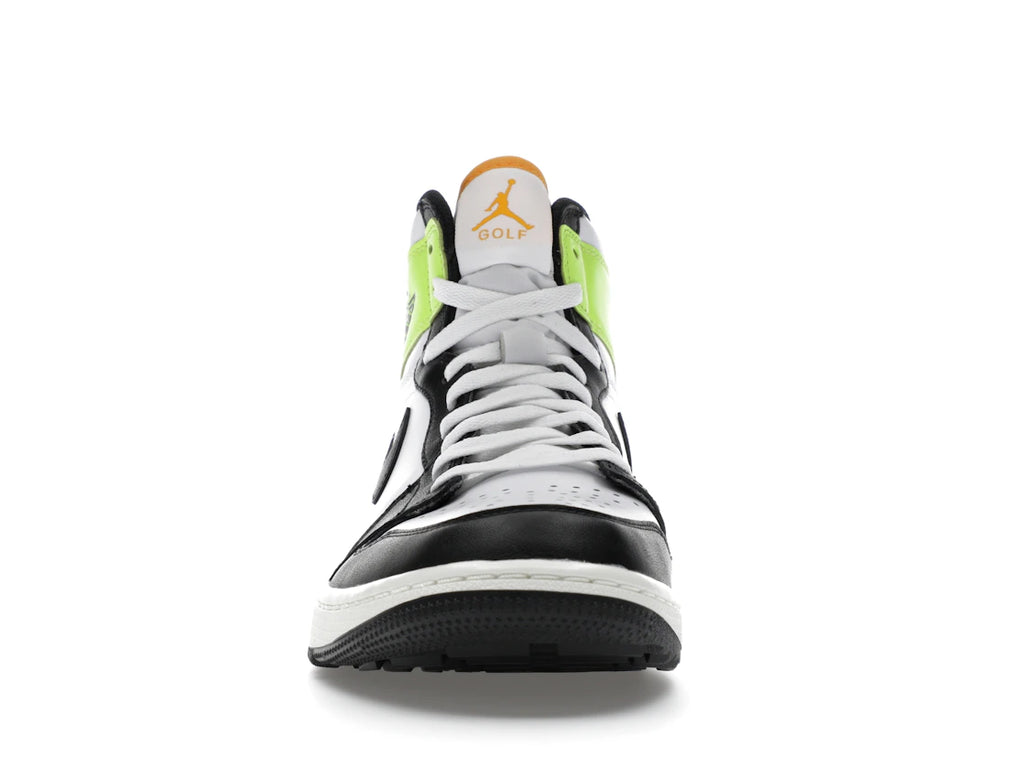 Jordan 1 Retro High G White University Gold Volt Black