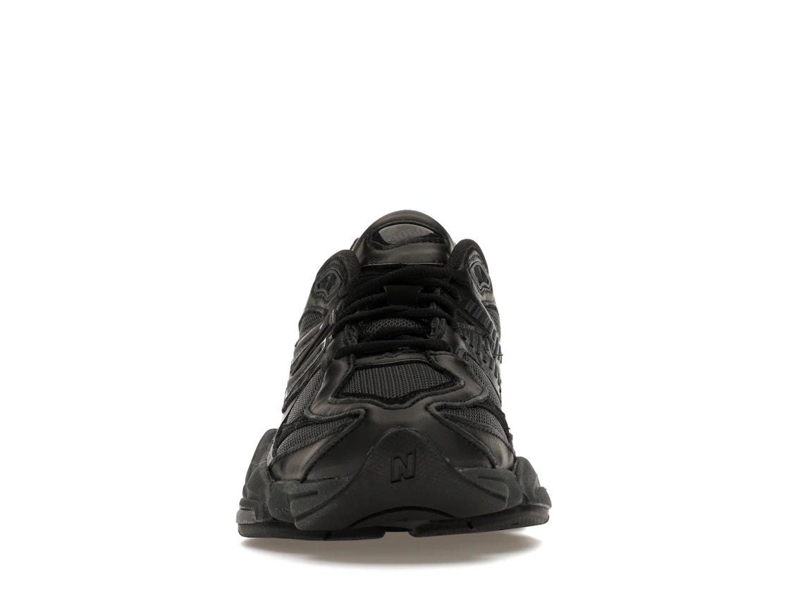 New Balance 9060 Triple Black Leather Men's