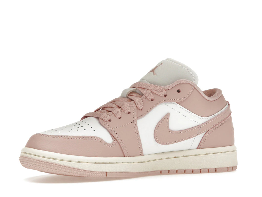Air Jordan 1 Low White/Pink Oxford-Sail