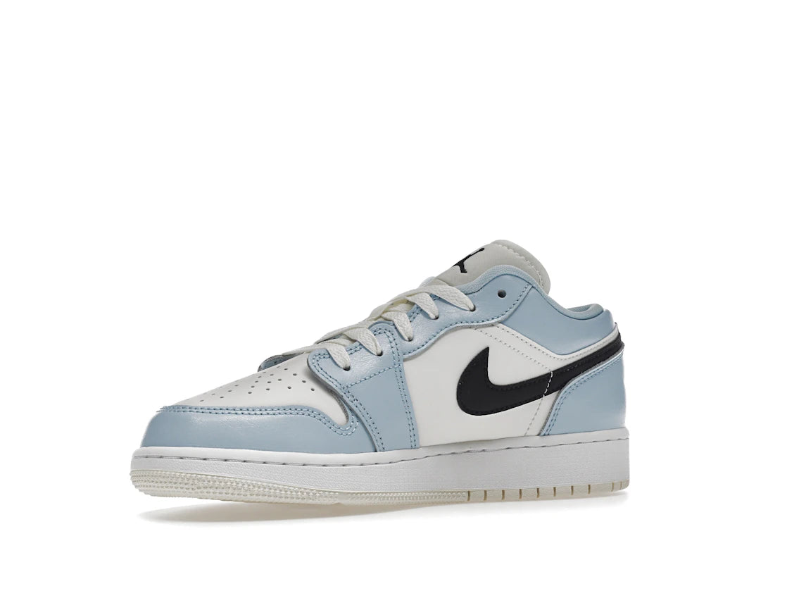 Jordan 1 Low Ice Blue Black (GS)