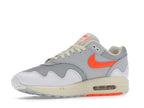 Nike Air Max 1 Patta Waves White Hyper Crimson (with bracelet)