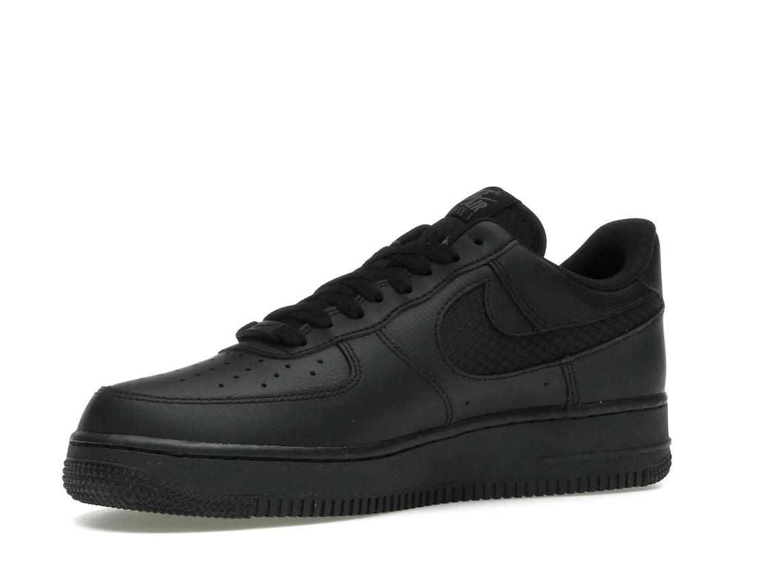 Nike Air Force 1 Low SE Triple Black Ripstop