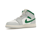 Air Jordan 1 Mid White Pure Platinum Pine Green (GS)