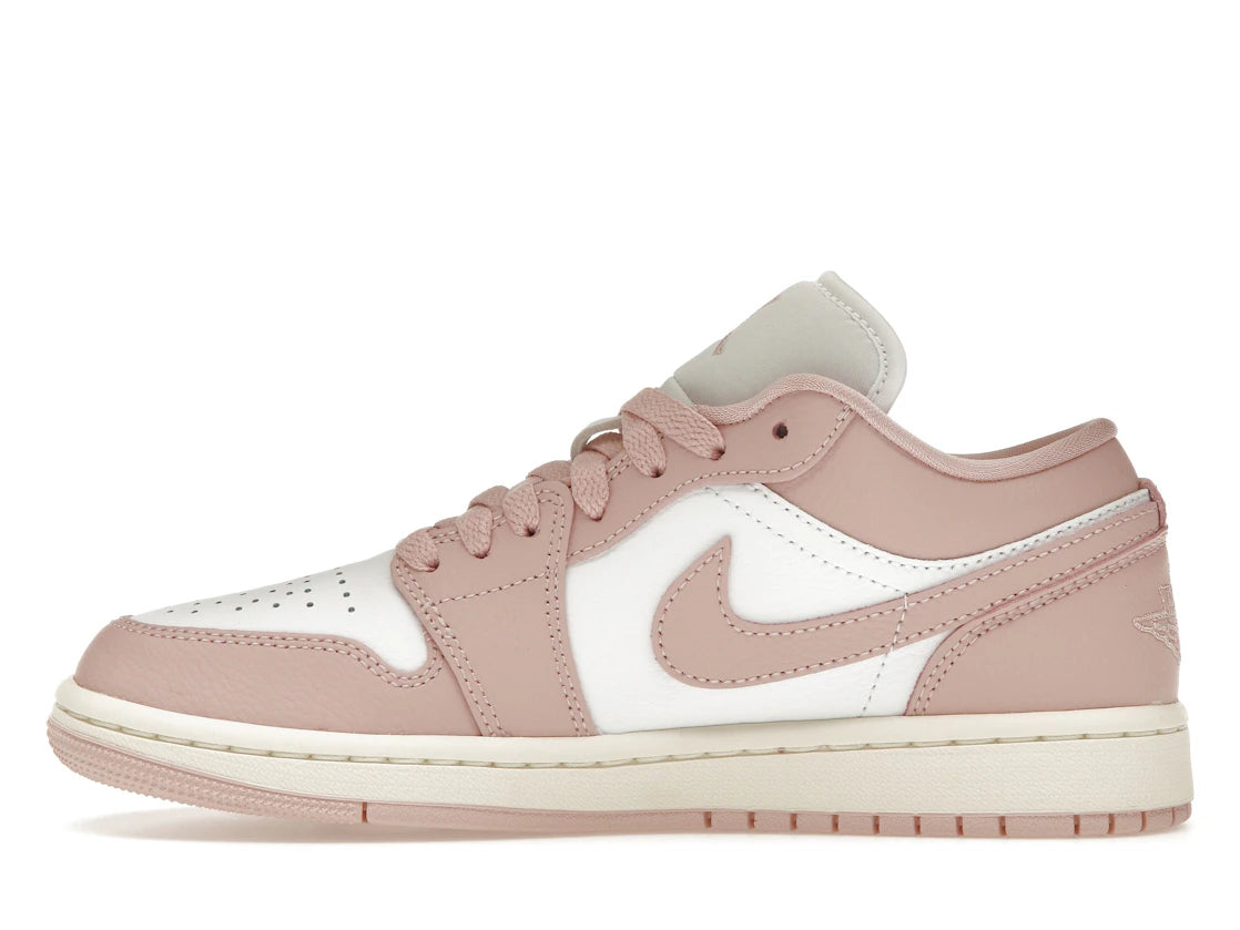 Air Jordan 1 Low White/Pink Oxford-Sail