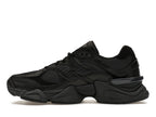 New Balance 9060 Triple Black Leather Men's