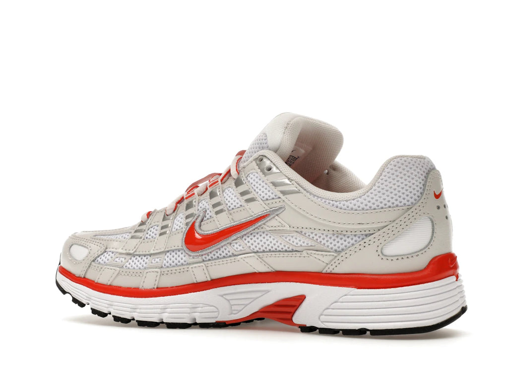 Nike P-6000 White Platinum Tint Black Picante Red (Women's)