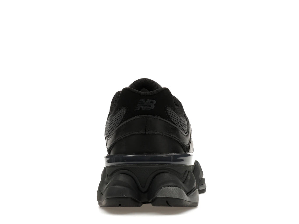 New Balance 9060 Triple Black Leather Men's