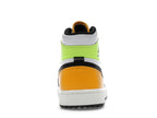 Jordan 1 Retro High G White University Gold Volt Black