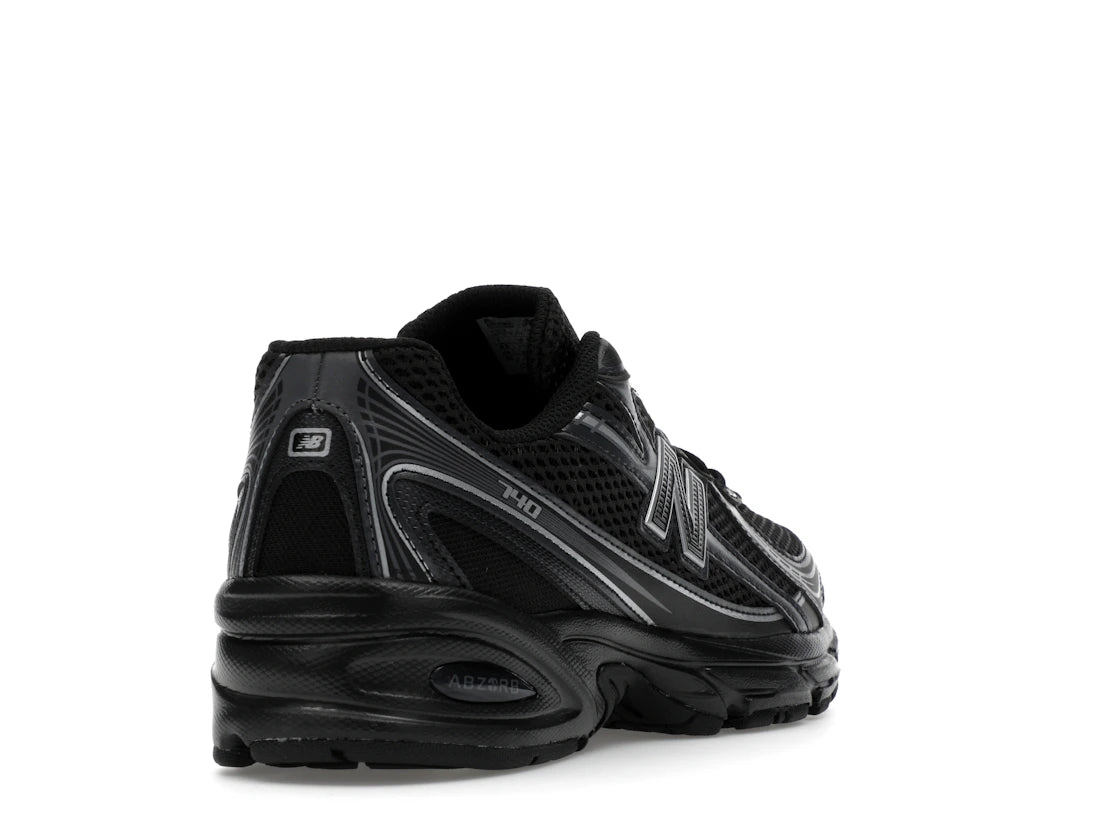 New Balance 740 Black Silver Metallic GS