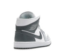 Jordan 1 Mid White Smoke Grey (Women's)