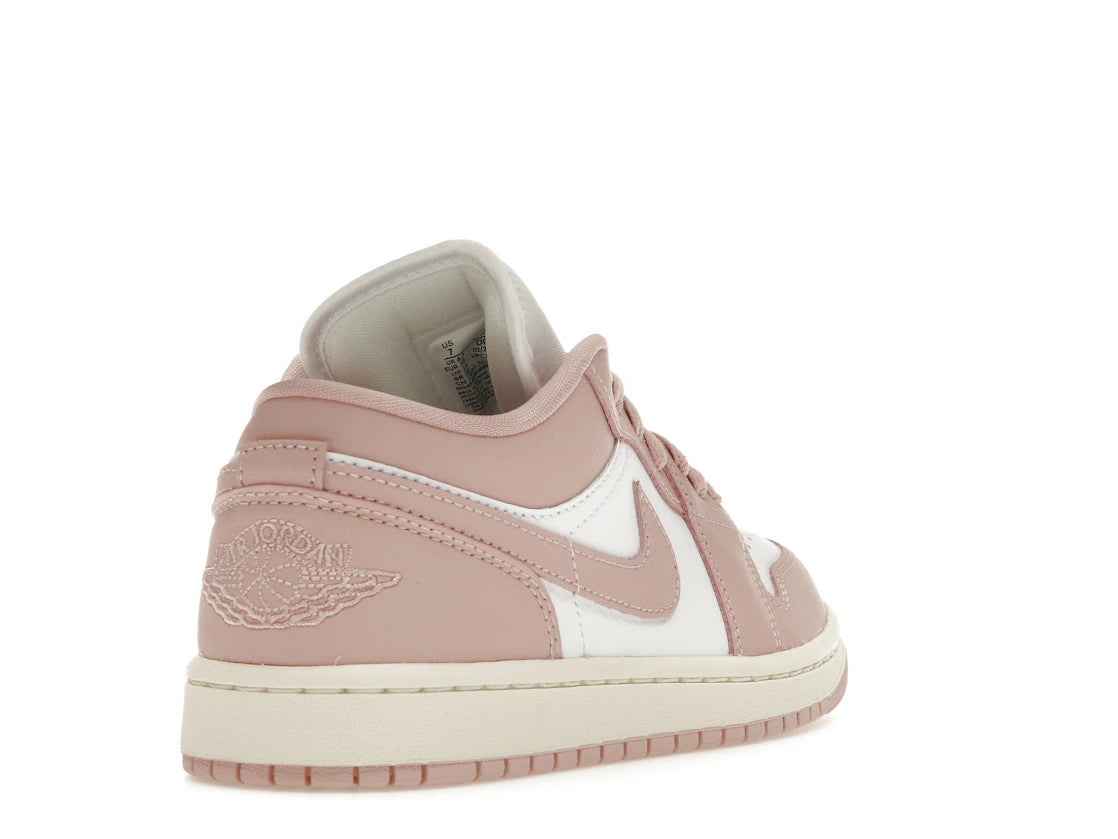 Air Jordan 1 Low White/Pink Oxford-Sail