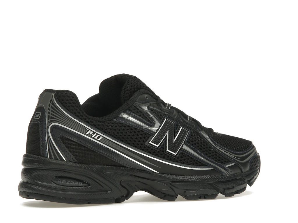 New Balance 740v2 Black Grey Silver Men's