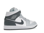 Jordan 1 Mid White Smoke Grey (Women's)