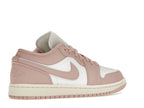 Air Jordan 1 Low White/Pink Oxford-Sail